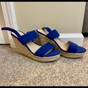 Montego Bay club Blue wedges